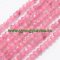   Fazettált Rózsaszín Turmalin Rubellit Ásványgyöngy Gyöngyfüzér 2mm