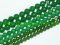 Fazettált Zöld Jade Ásványgyöngy 10mm