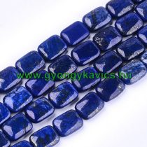   Lazurit Lápisz Lazuli Téglalap Ásványgyöngy Gyöngyfüzér 18x13x6mm