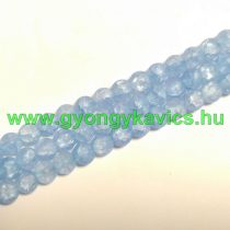   Roppantott Kék (2-es típus) Üveg Hegyikristály Másolat Ásványgyöngy 8mm