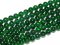   Roppantott Zöld Üveg Hegyikristály Másolat Gyöngy Gyöngyfüzér 10mm