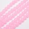 Rózsaszín Pink Jade Ásványgyöngy Gyöngyfüzér 6mm