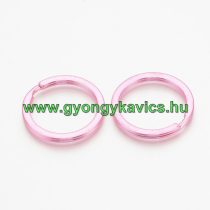 Rózsaszín Színű Kulcstartó Karika 33mm