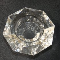Üveg Gyertyatartó Nyolcszögletű 8x3,3cm