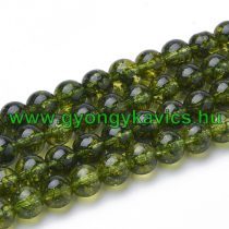 Zöld Peridot Ásványgyöngy 10mm 
